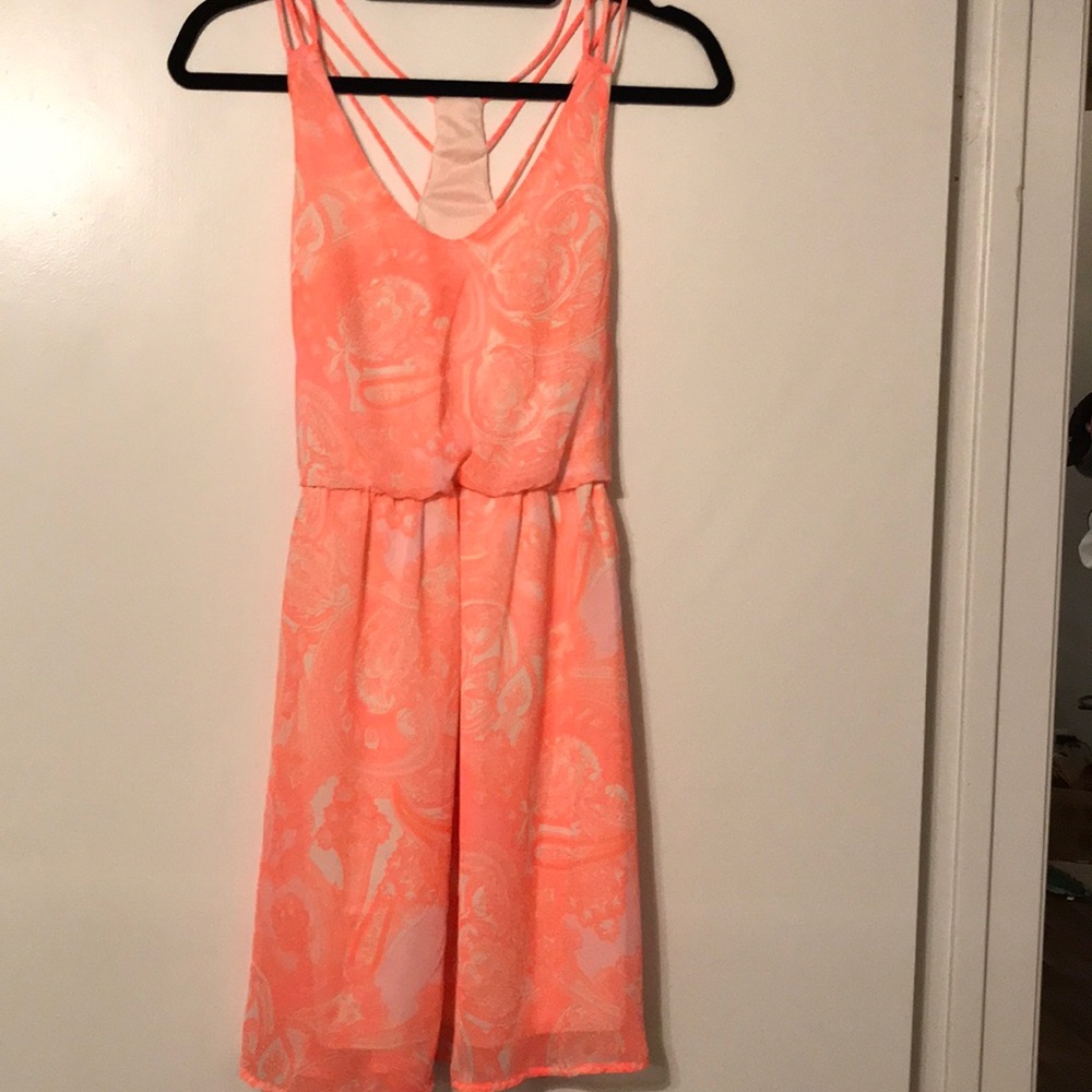 Coral dress